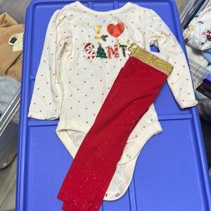 Holiday time size 18 months outfit good condition